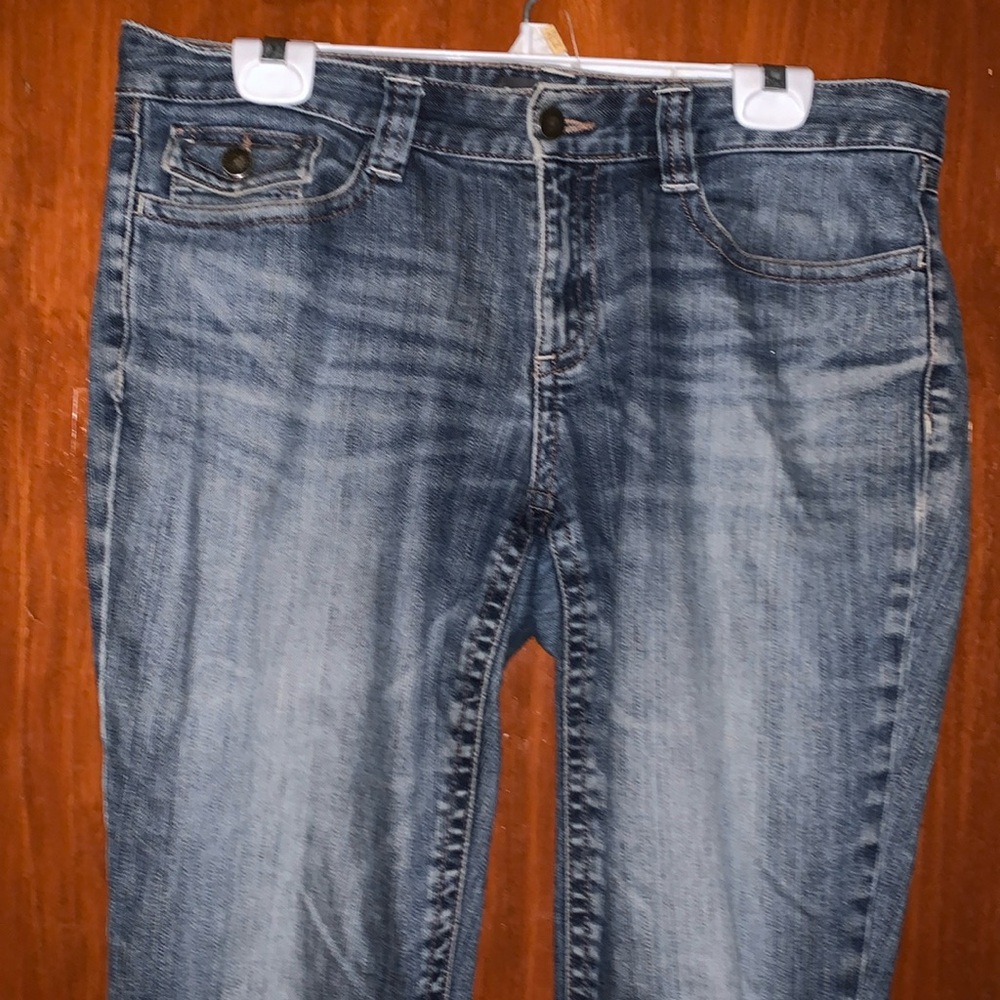 Banana Republic Cuffed Jean Capris Size 10